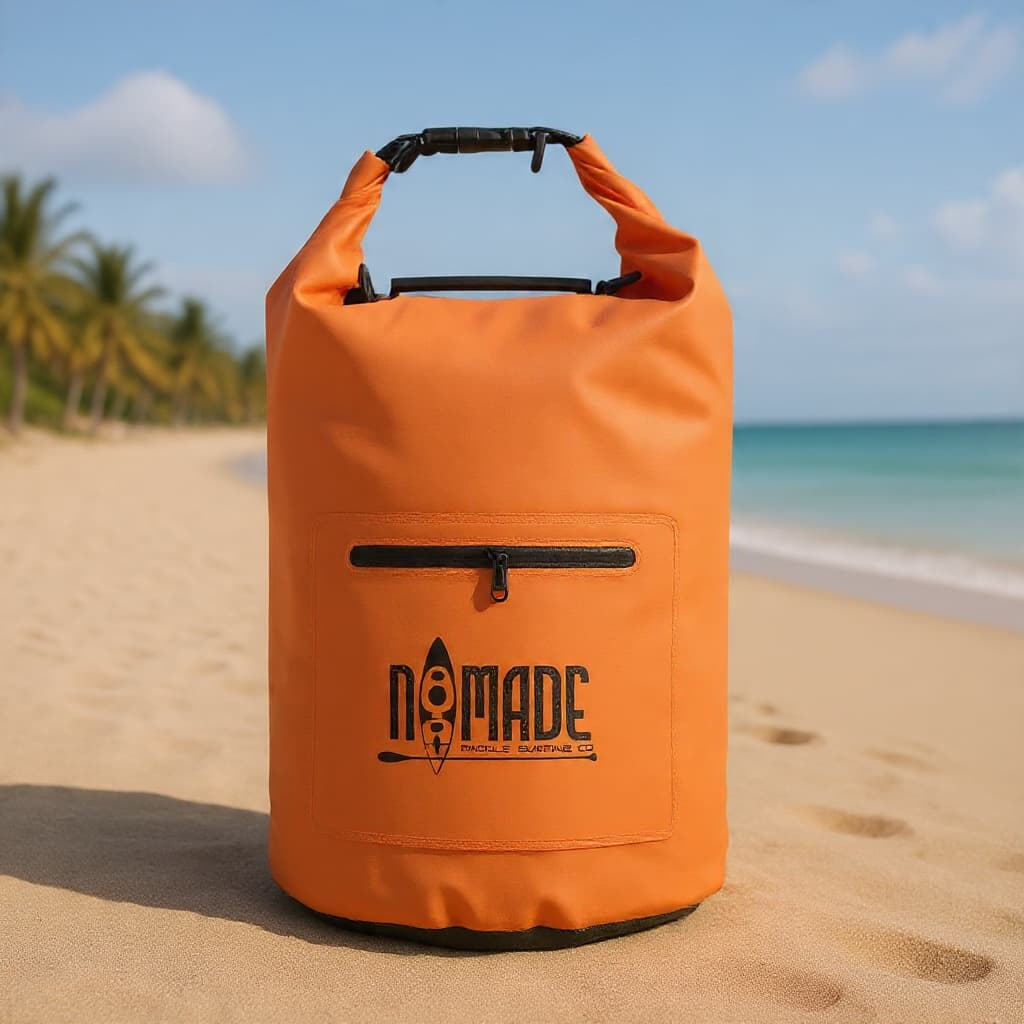 Bolso Seco Naranjo 25L — Nómade Sports