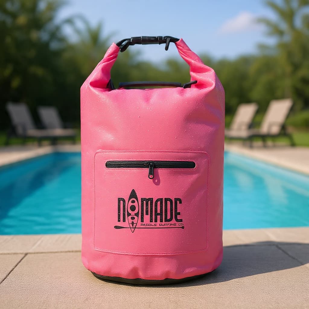 Bolso Seco Rosa 25L — Nómade Sports