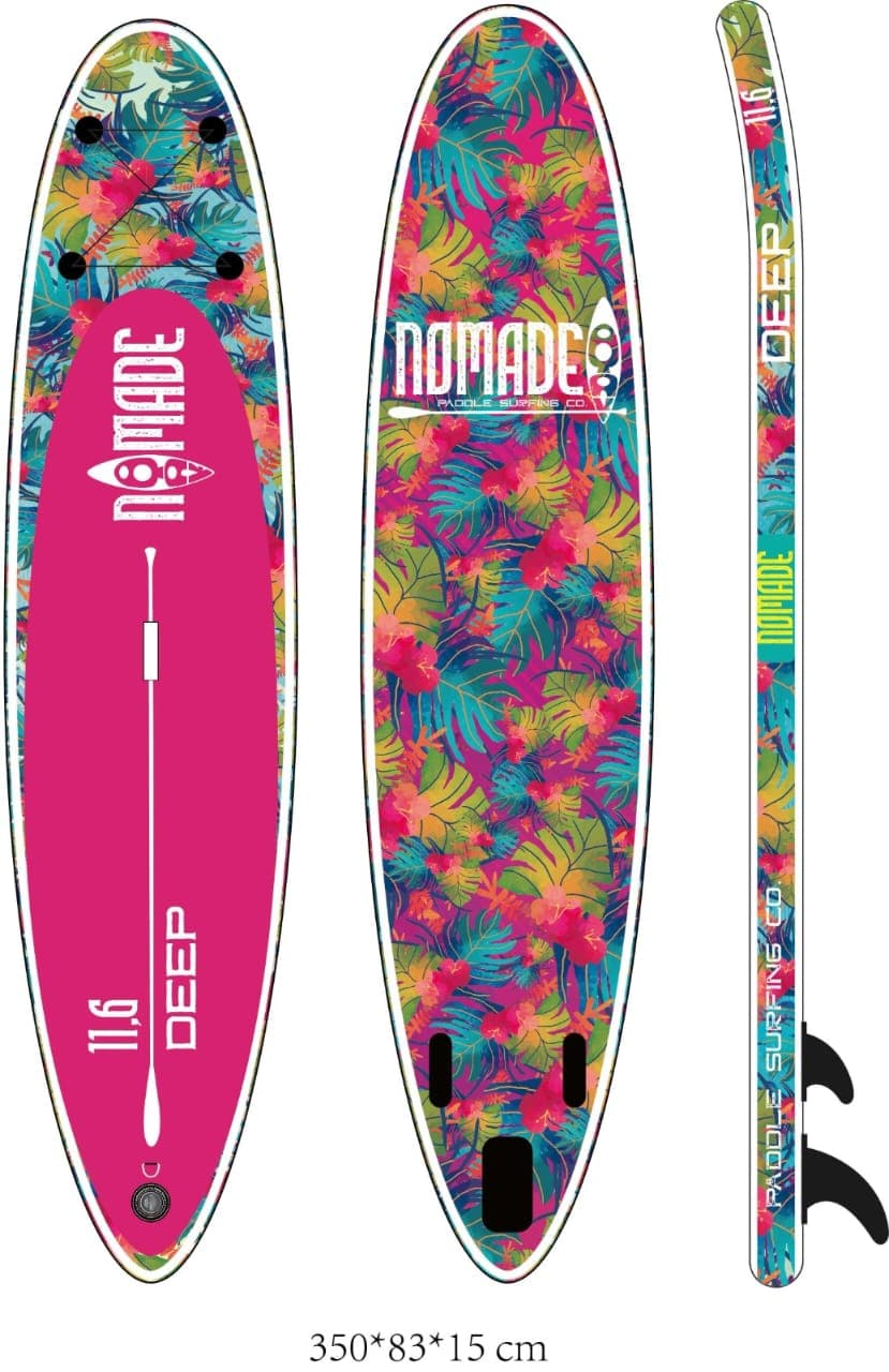 Tabla Rosa 11.6 + Kit Completo — Nómade Sports